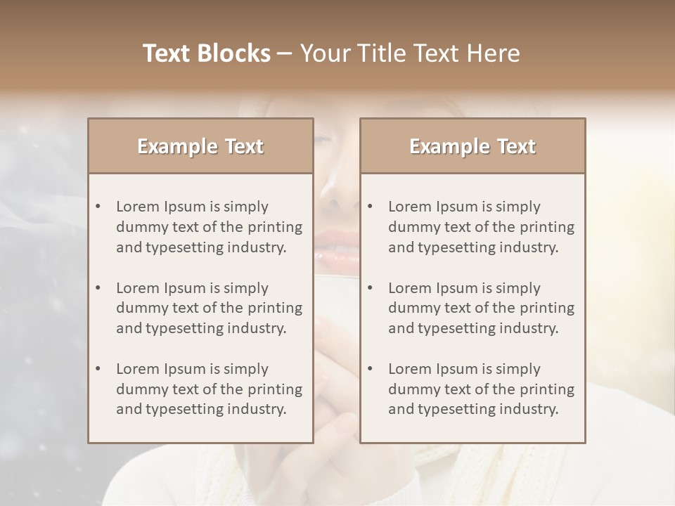 Femininity Leisure Beautiful PowerPoint Template