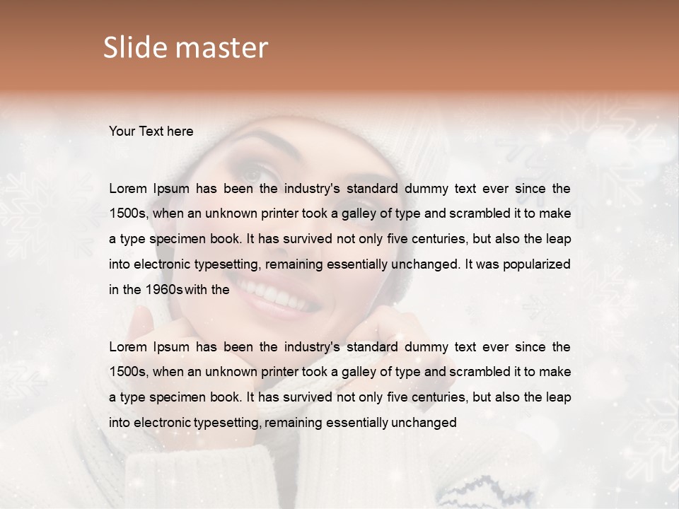 Head Clothing Weather PowerPoint Template