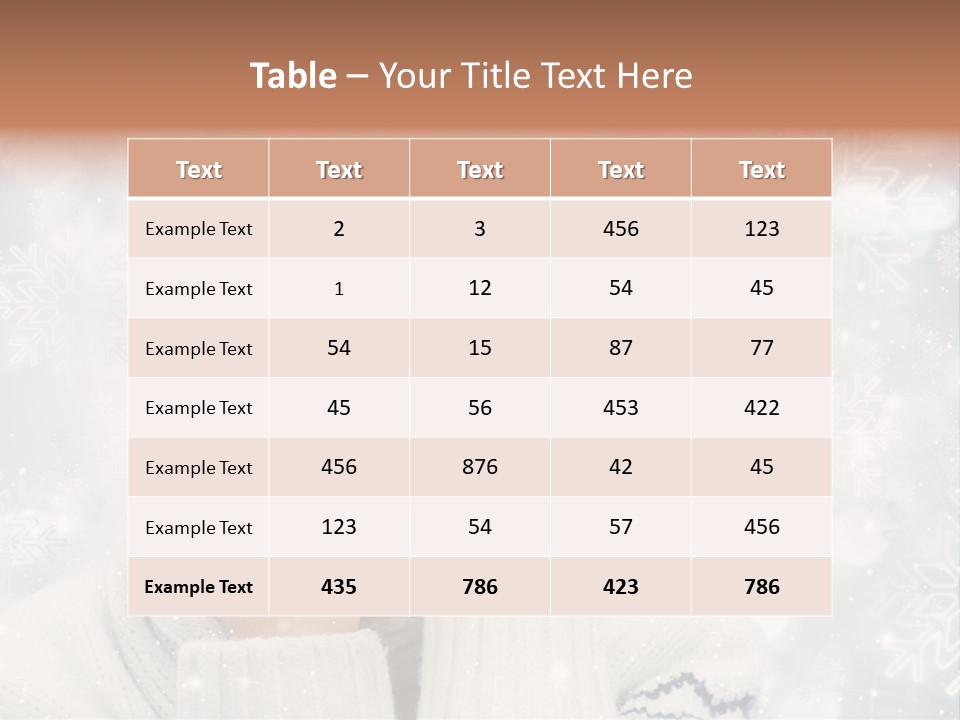 Head Clothing Weather PowerPoint Template