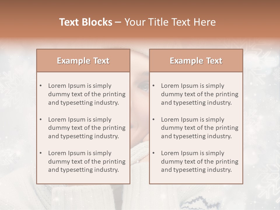 Head Clothing Weather PowerPoint Template