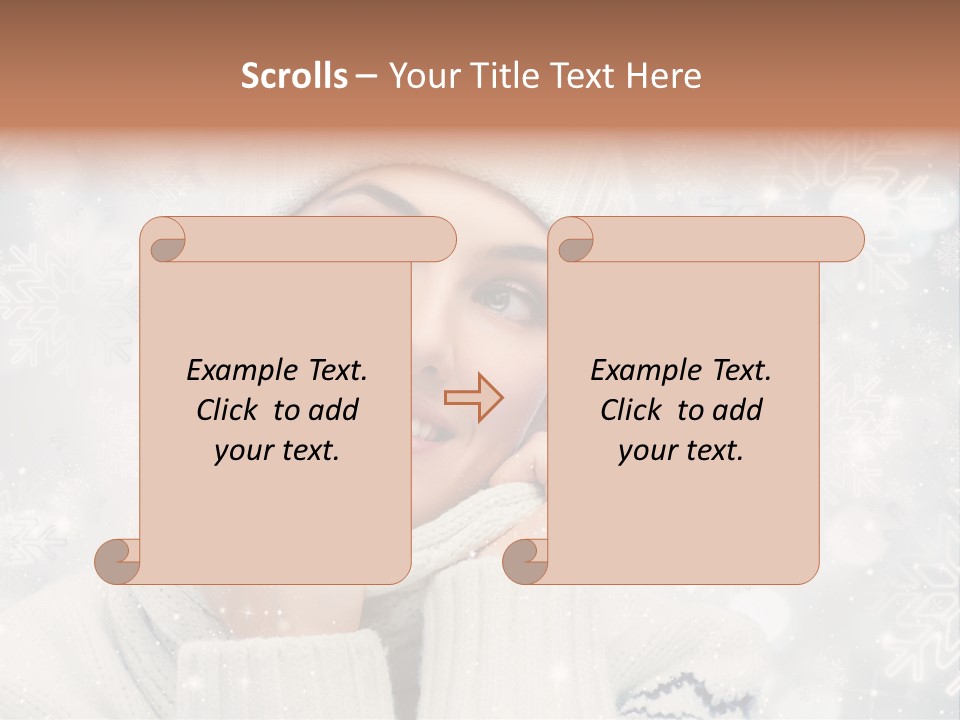 Head Clothing Weather PowerPoint Template