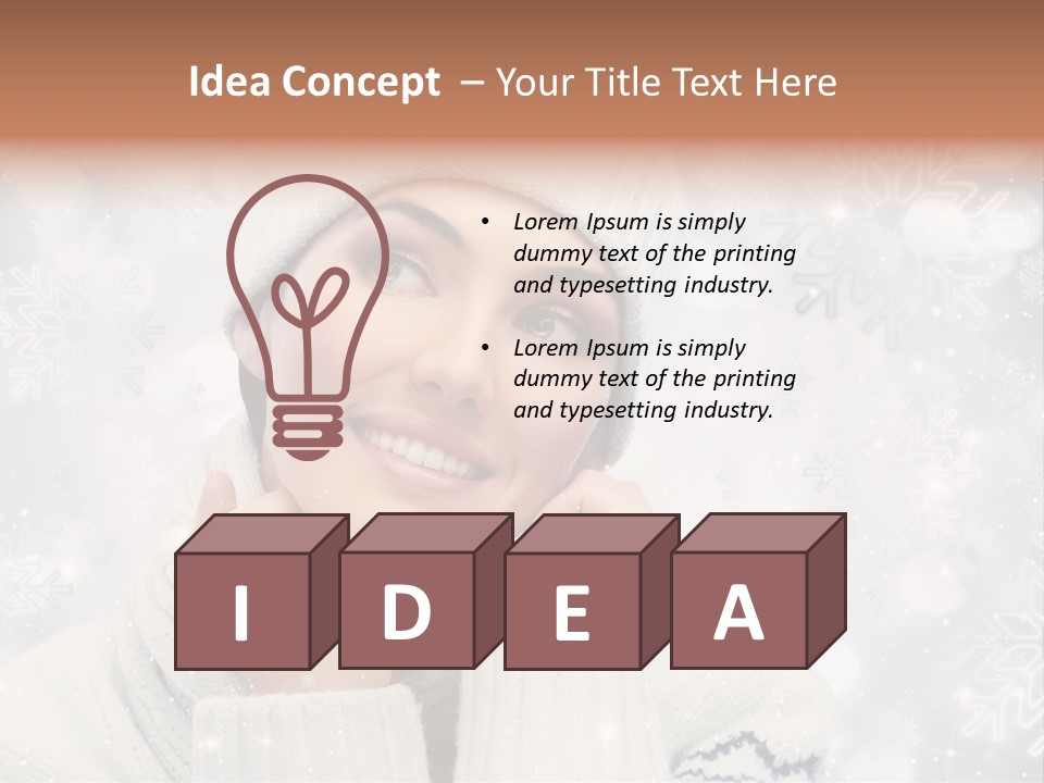 Head Clothing Weather PowerPoint Template