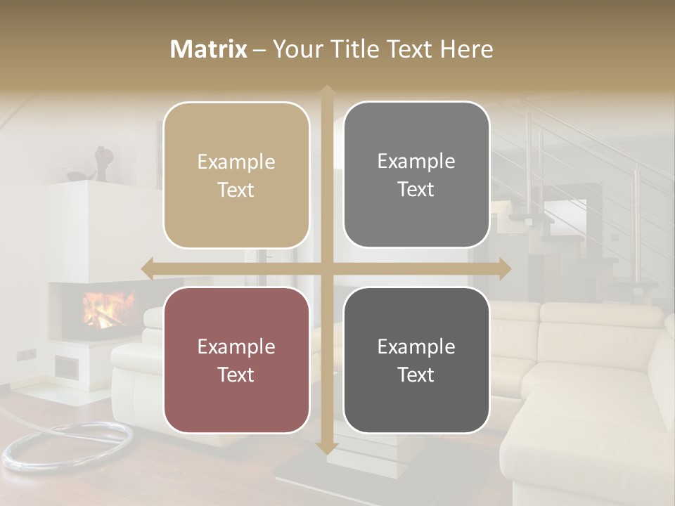 Modern Luxury Window PowerPoint Template