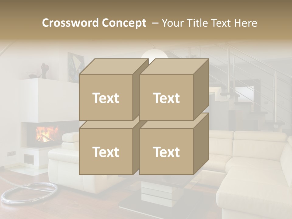 Modern Luxury Window PowerPoint Template