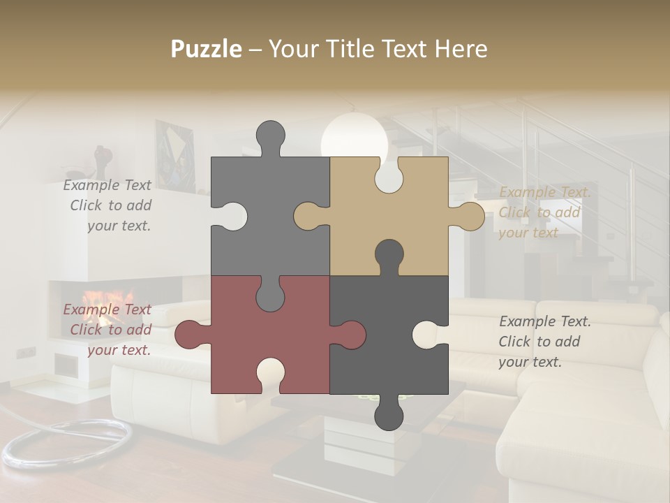 Modern Luxury Window PowerPoint Template