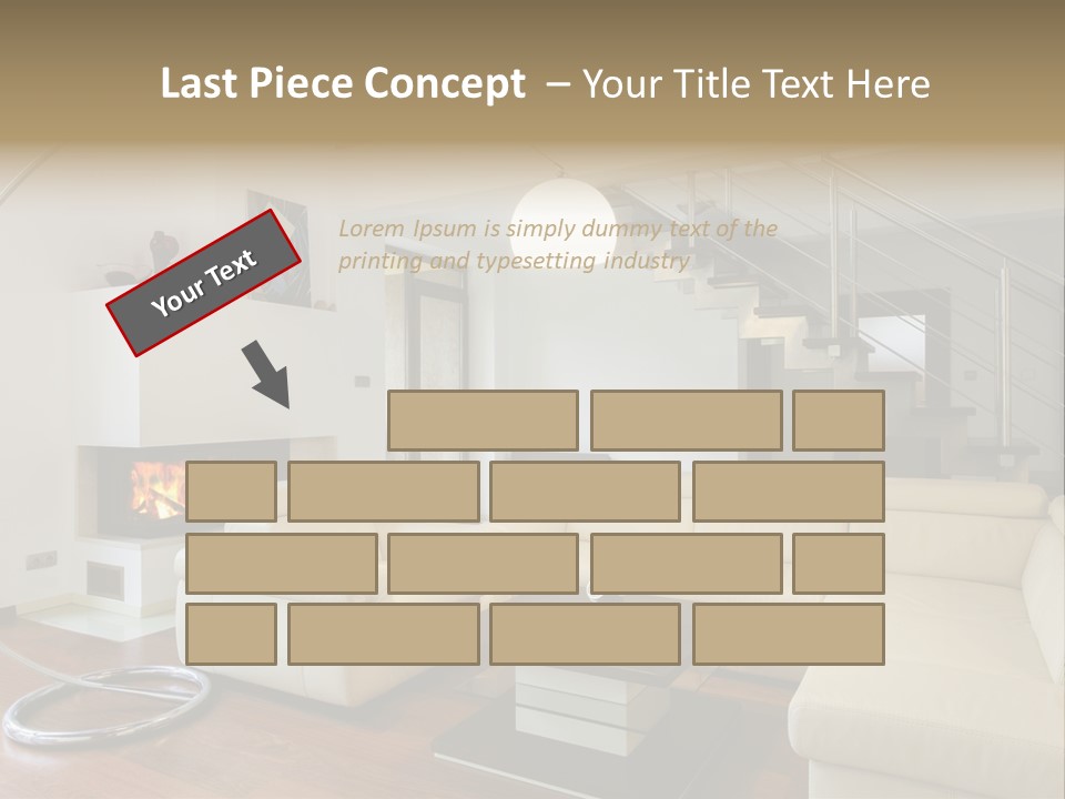 Modern Luxury Window PowerPoint Template