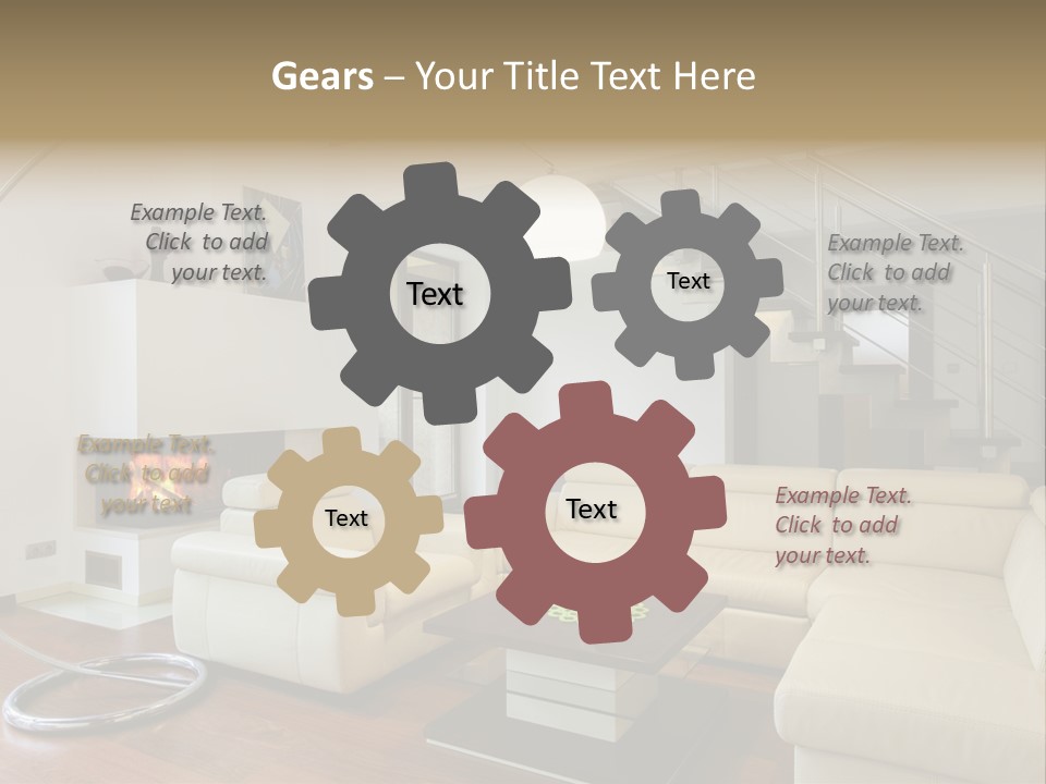 Modern Luxury Window PowerPoint Template