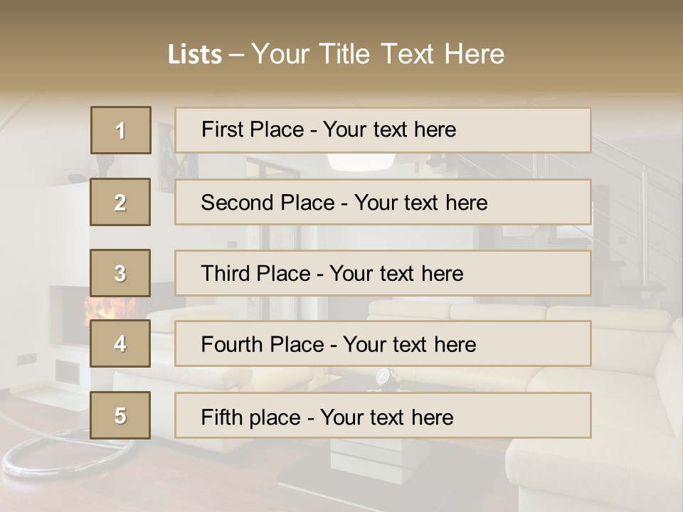 Modern Luxury Window PowerPoint Template