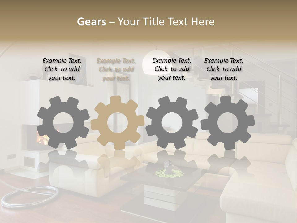 Modern Luxury Window PowerPoint Template