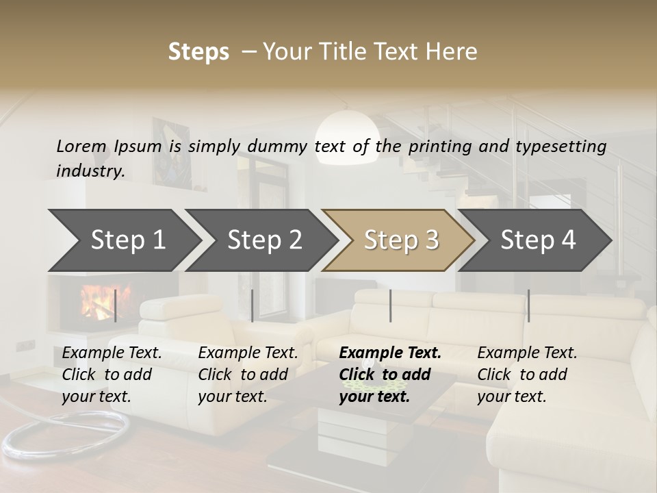 Modern Luxury Window PowerPoint Template