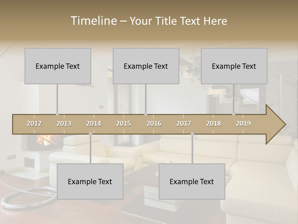 Modern Luxury Window PowerPoint Template