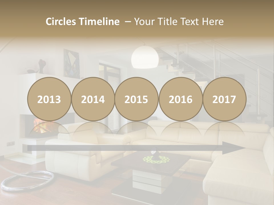 Modern Luxury Window PowerPoint Template