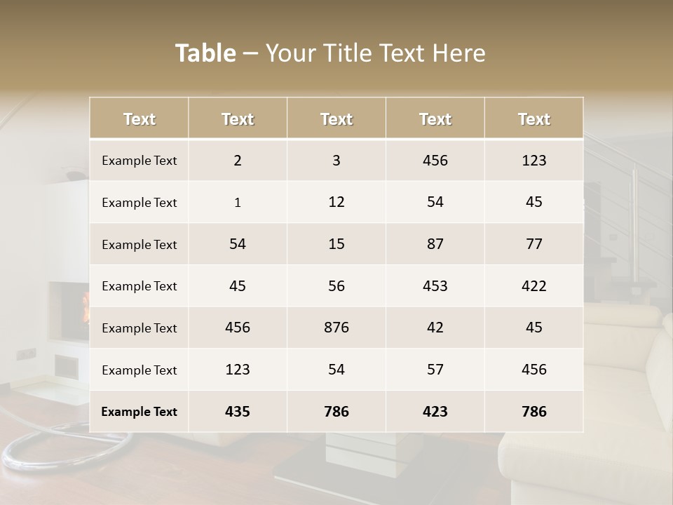 Modern Luxury Window PowerPoint Template