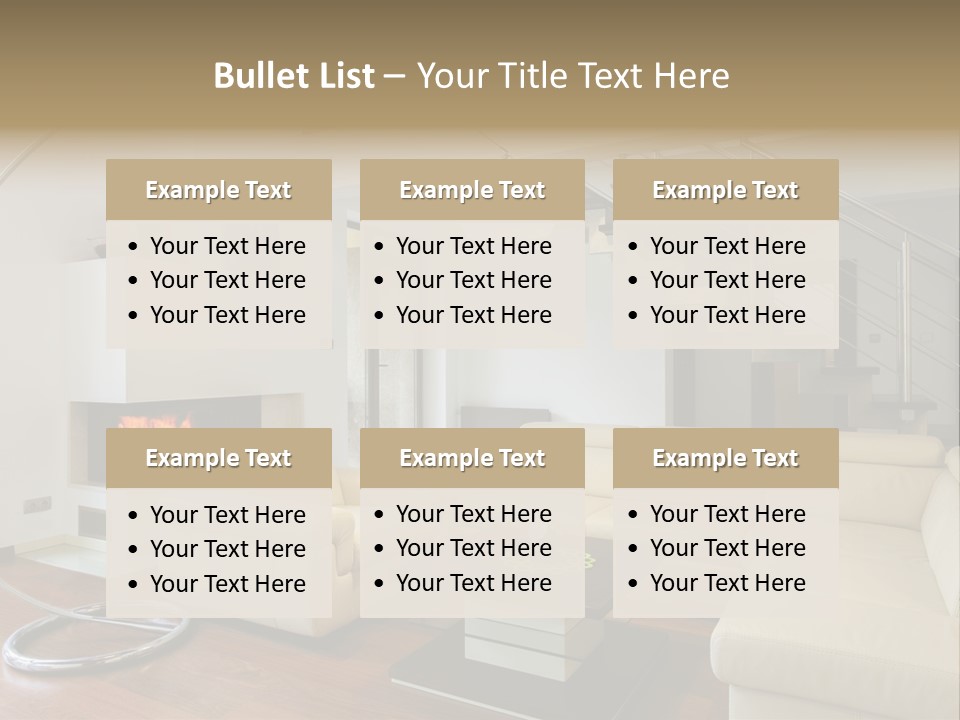 Modern Luxury Window PowerPoint Template