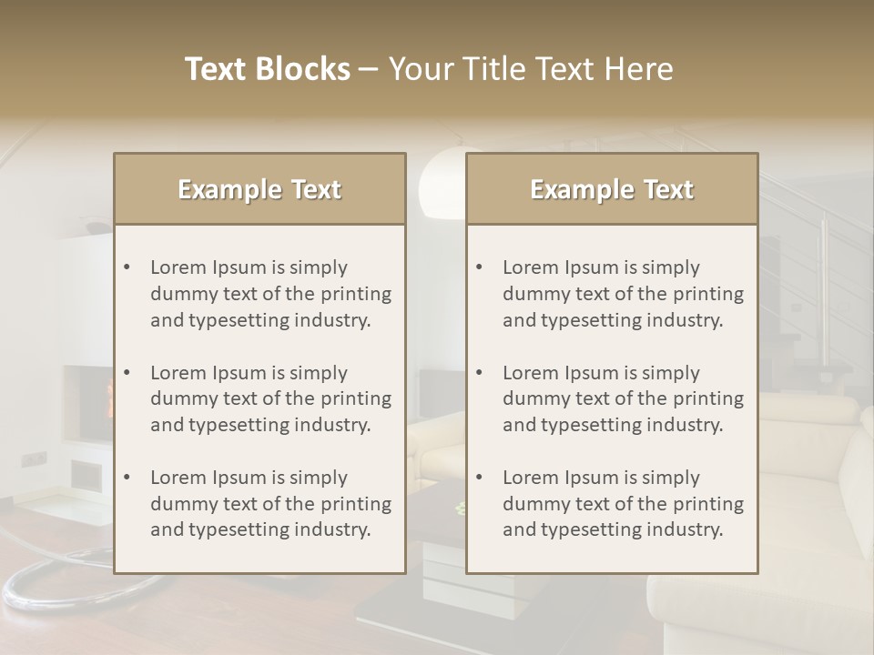 Modern Luxury Window PowerPoint Template
