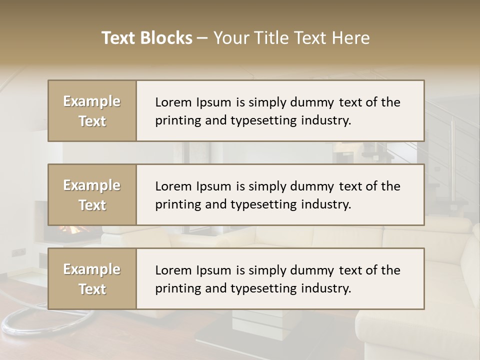 Modern Luxury Window PowerPoint Template