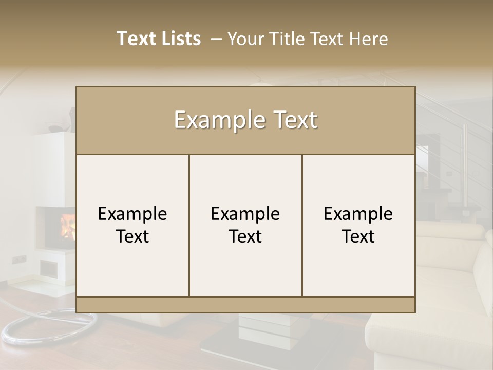 Modern Luxury Window PowerPoint Template