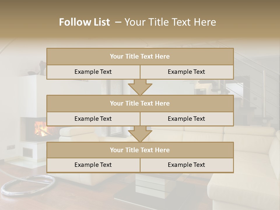 Modern Luxury Window PowerPoint Template