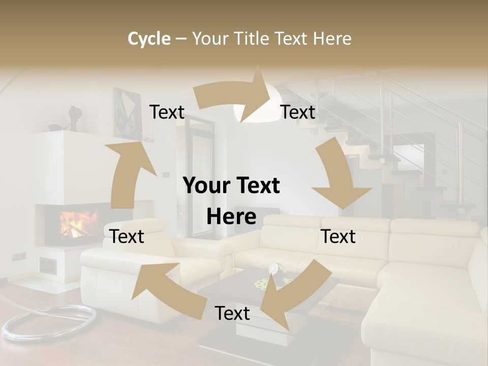 Modern Luxury Window PowerPoint Template