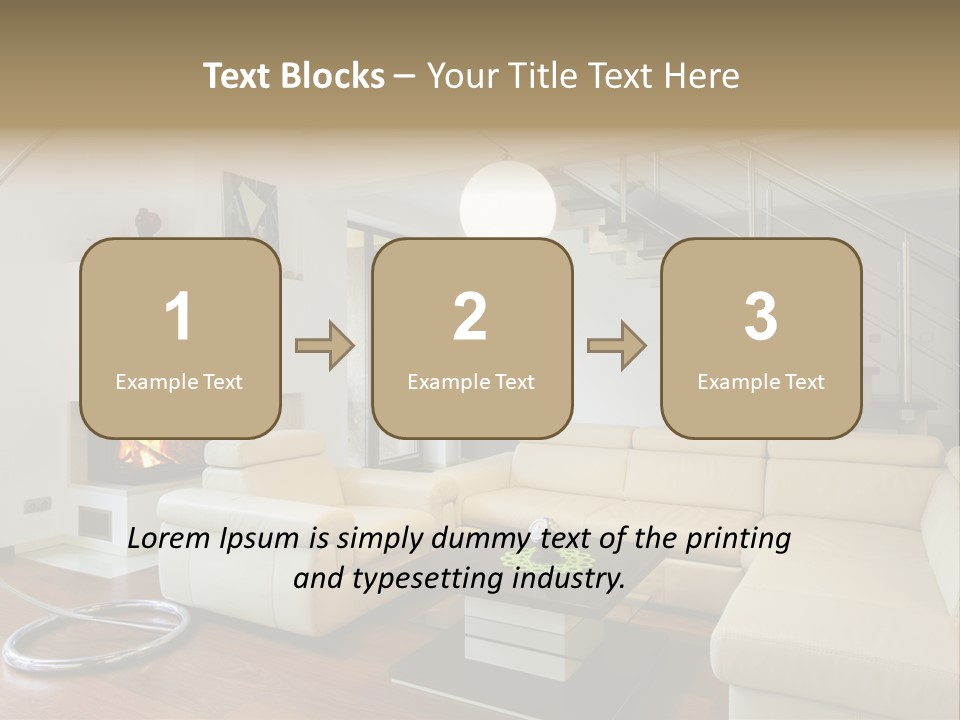Modern Luxury Window PowerPoint Template