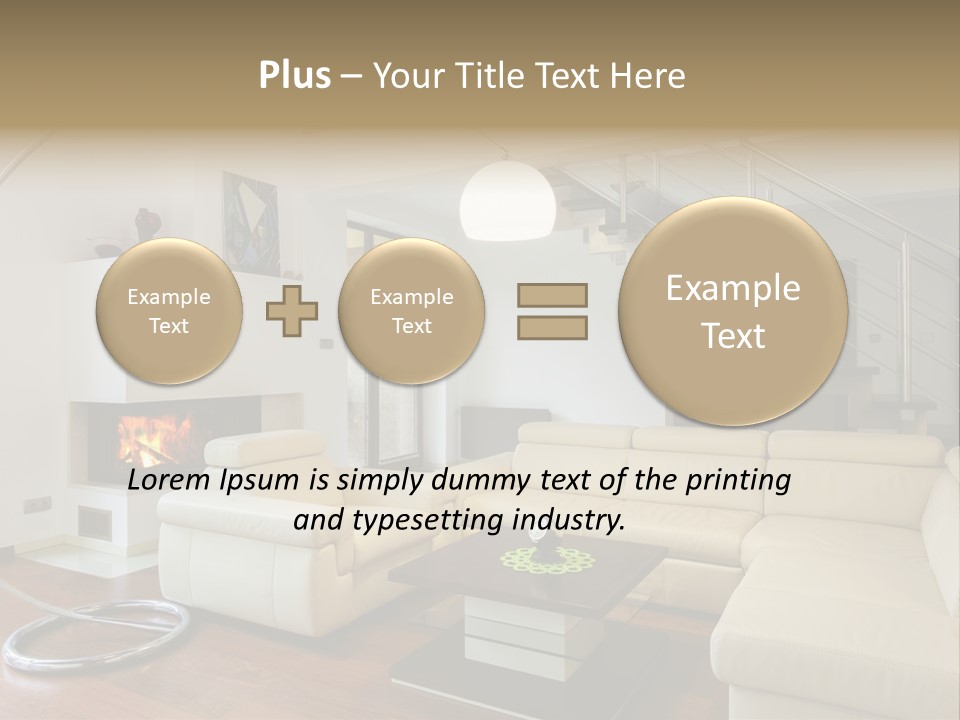 Modern Luxury Window PowerPoint Template