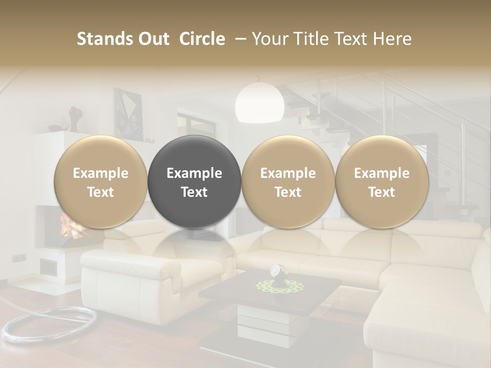 Modern Luxury Window PowerPoint Template