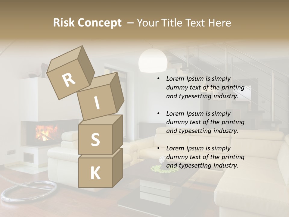 Modern Luxury Window PowerPoint Template