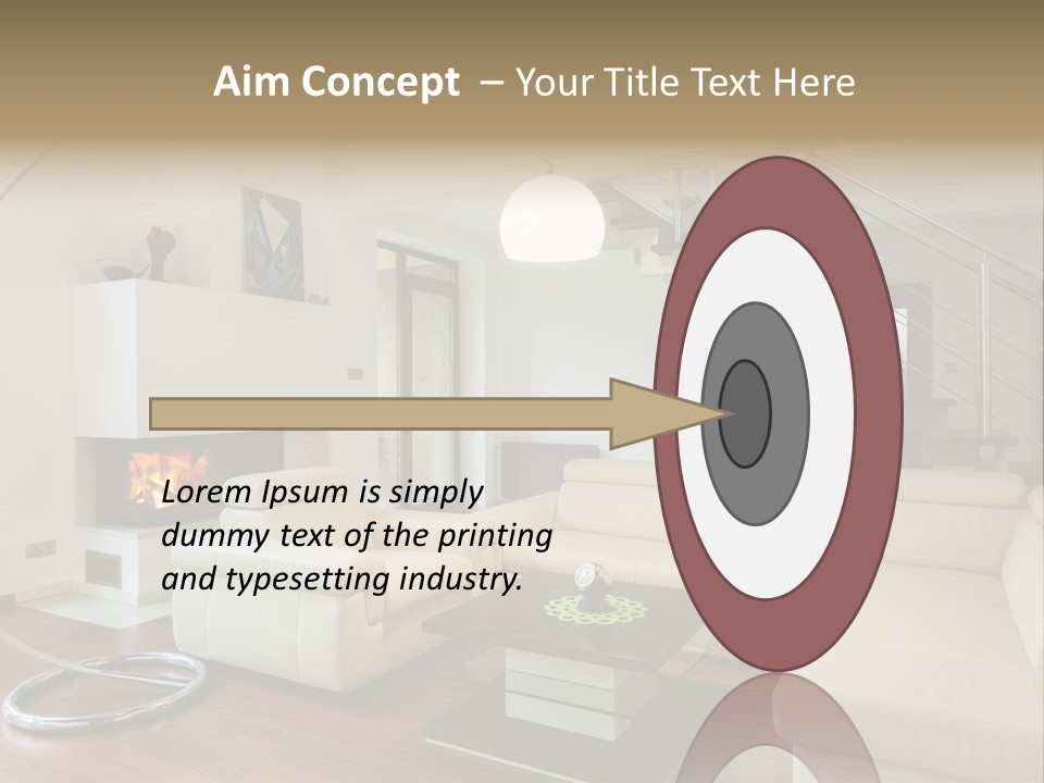 Modern Luxury Window PowerPoint Template