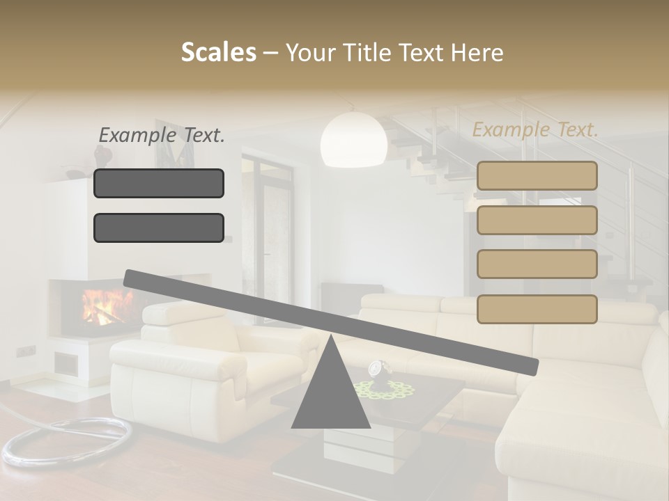 Modern Luxury Window PowerPoint Template