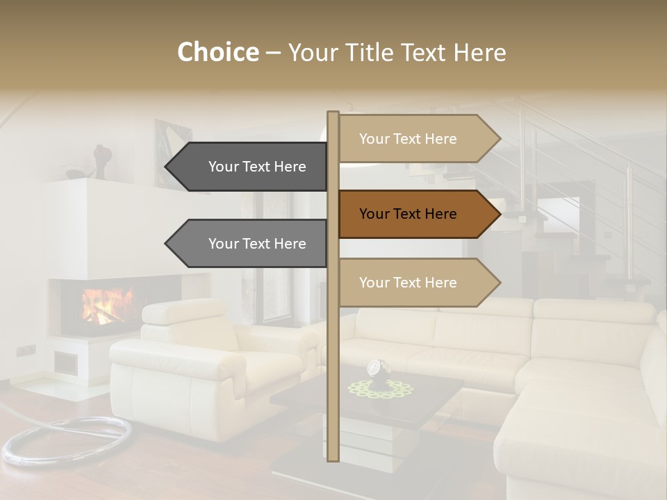 Modern Luxury Window PowerPoint Template