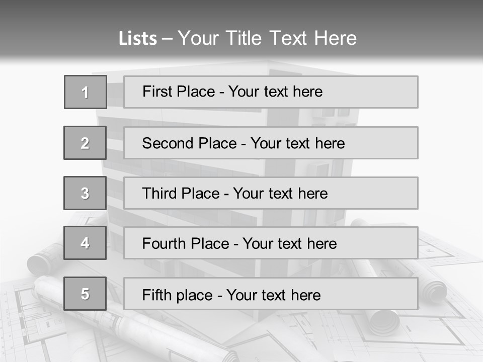 Office Building Facade Ideas PowerPoint Template
