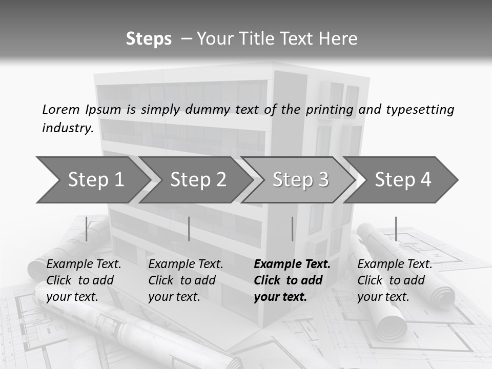 Office Building Facade Ideas PowerPoint Template