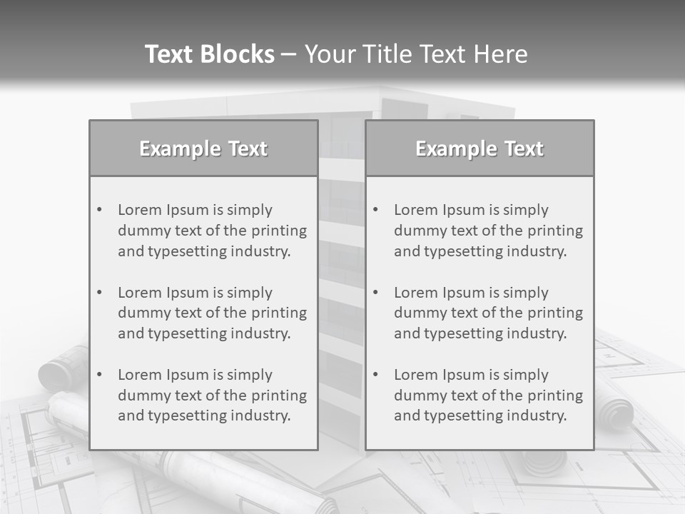 Office Building Facade Ideas PowerPoint Template