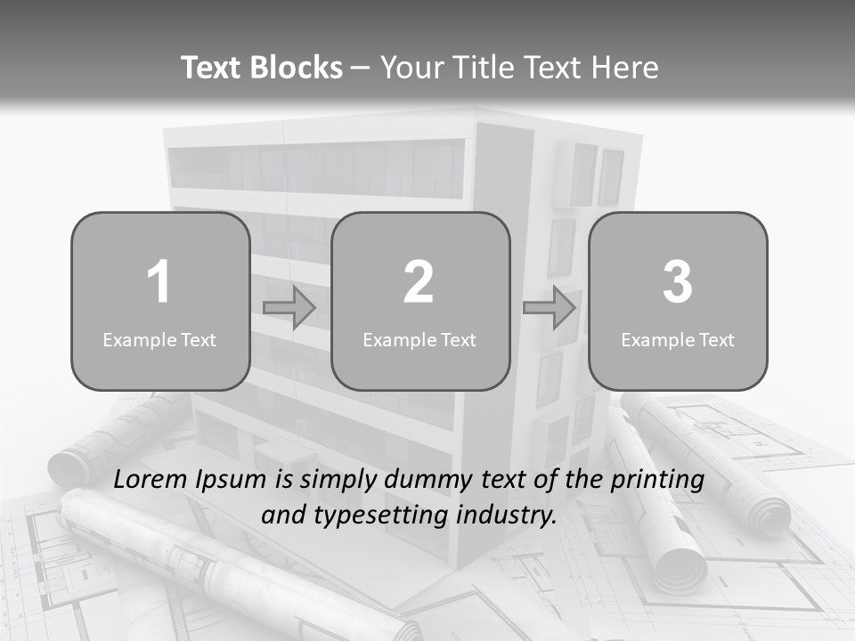 Office Building Facade Ideas PowerPoint Template