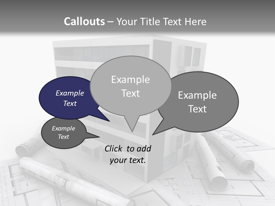 Office Building Facade Ideas PowerPoint Template