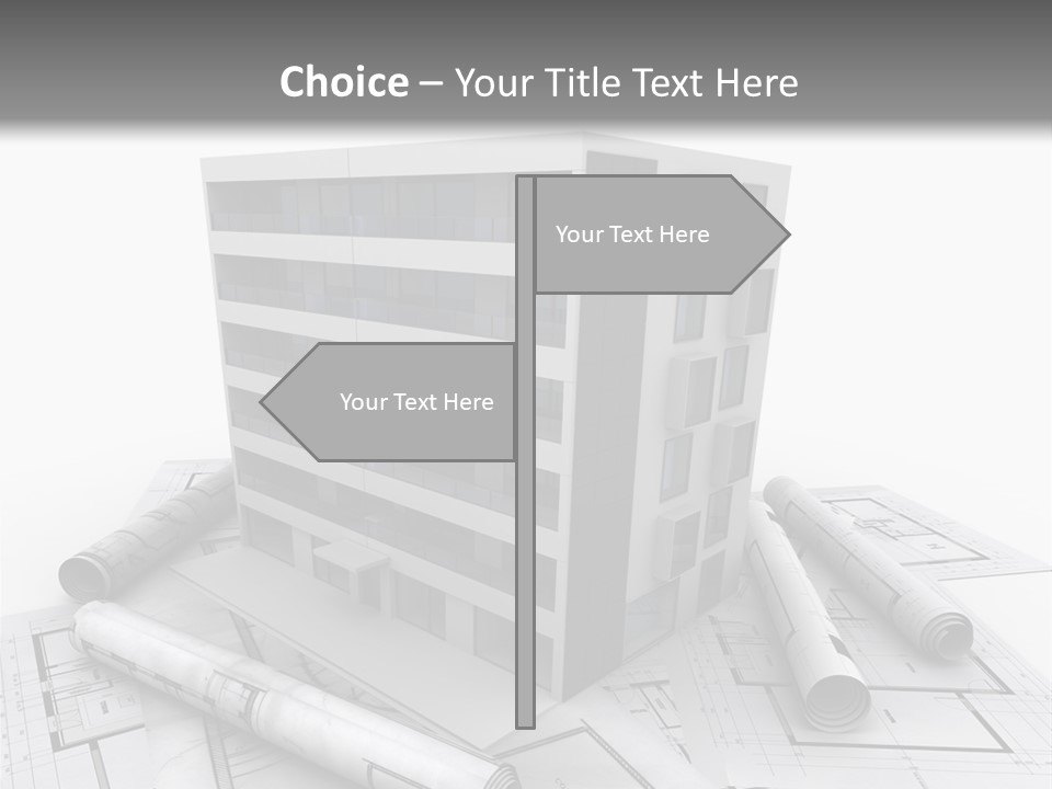 Office Building Facade Ideas PowerPoint Template