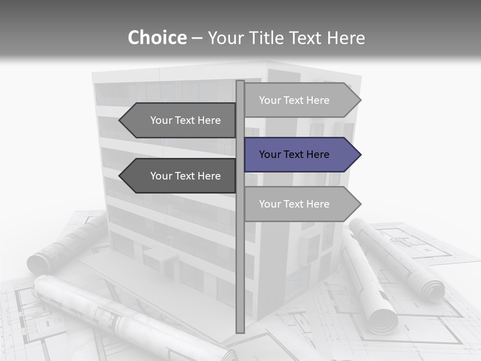 Office Building Facade Ideas PowerPoint Template