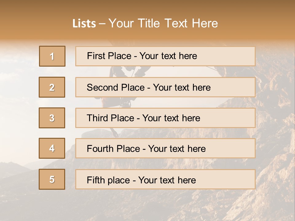 Nature Outdoor Sport PowerPoint Template