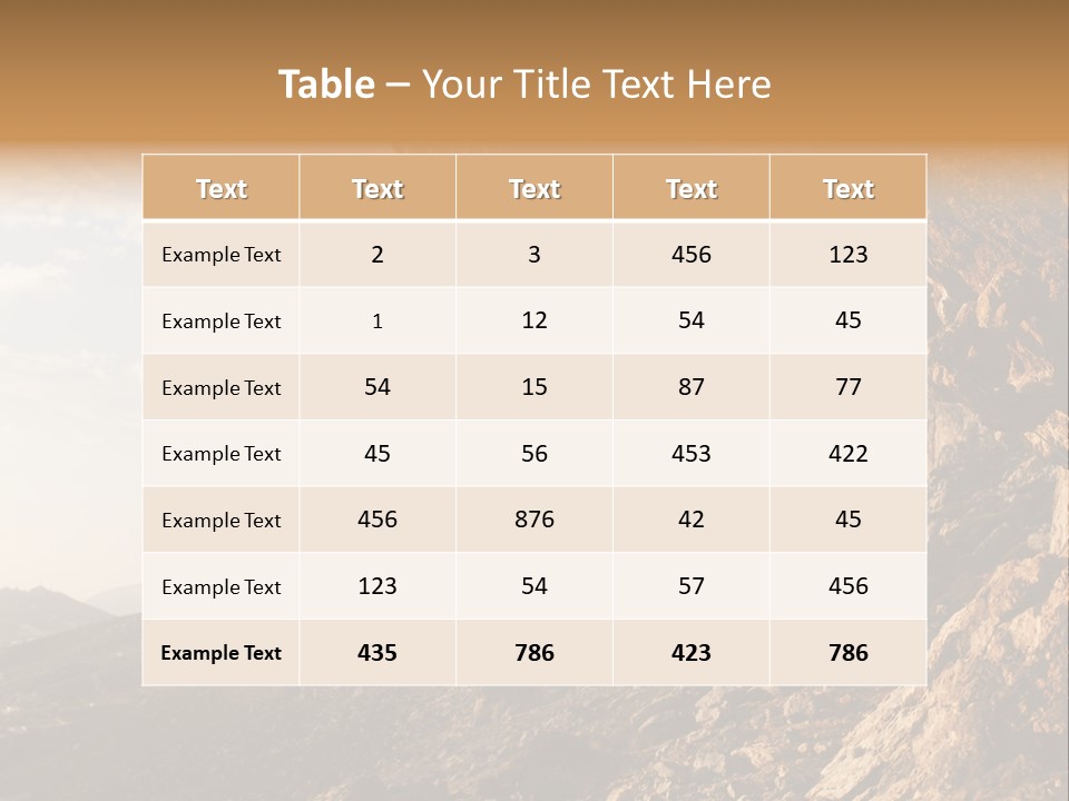 Nature Outdoor Sport PowerPoint Template