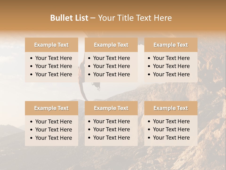 Nature Outdoor Sport PowerPoint Template