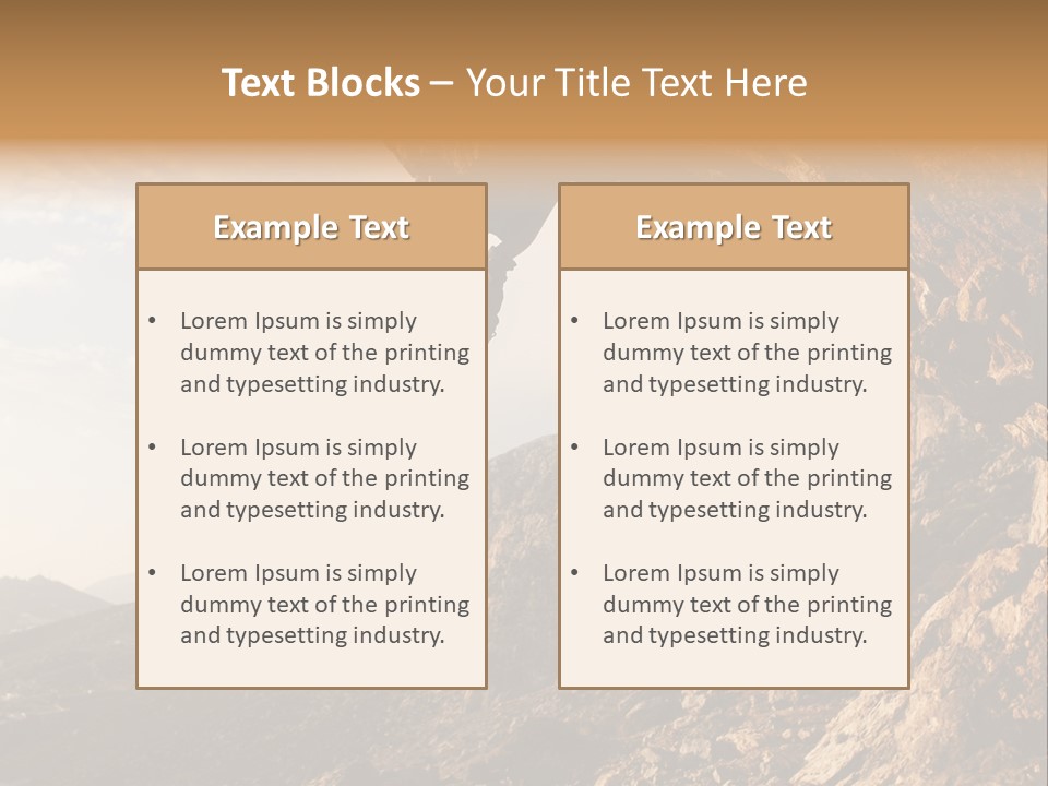 Nature Outdoor Sport PowerPoint Template