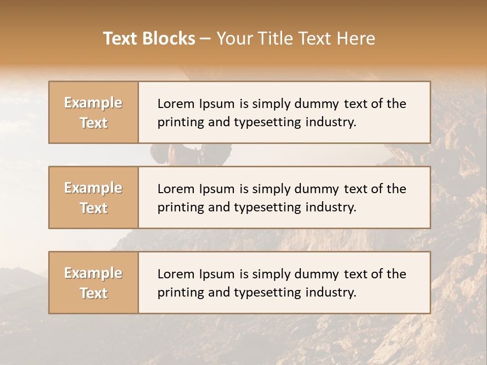 Nature Outdoor Sport PowerPoint Template