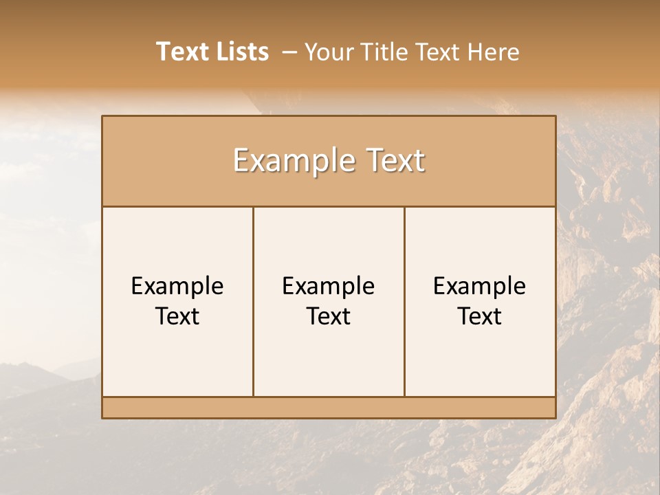 Nature Outdoor Sport PowerPoint Template