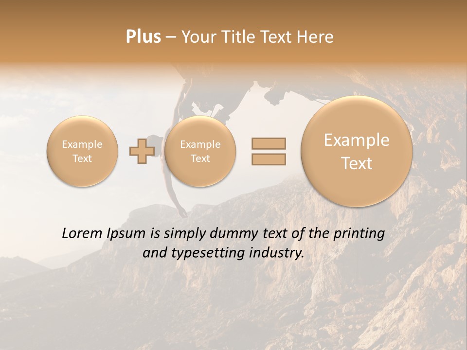 Nature Outdoor Sport PowerPoint Template