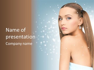 Face Smooth Clean PowerPoint Template