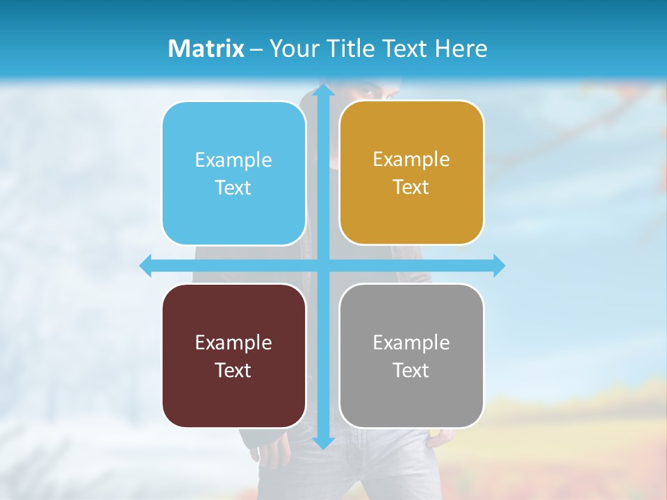 Optimistic Autumn Background PowerPoint Template