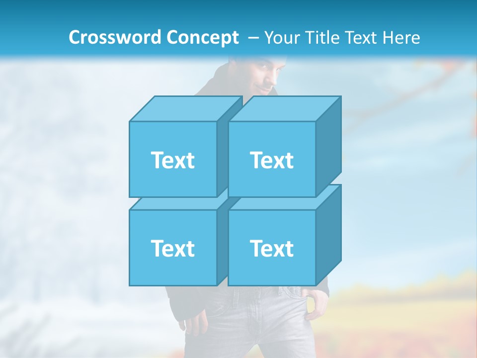 Optimistic Autumn Background PowerPoint Template