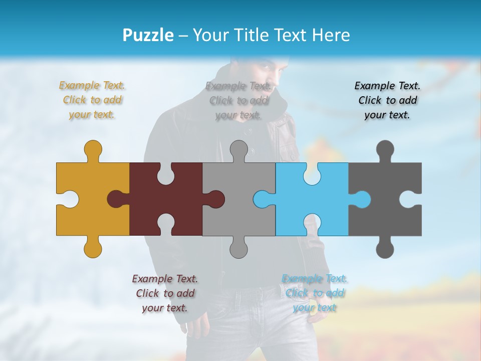 Optimistic Autumn Background PowerPoint Template