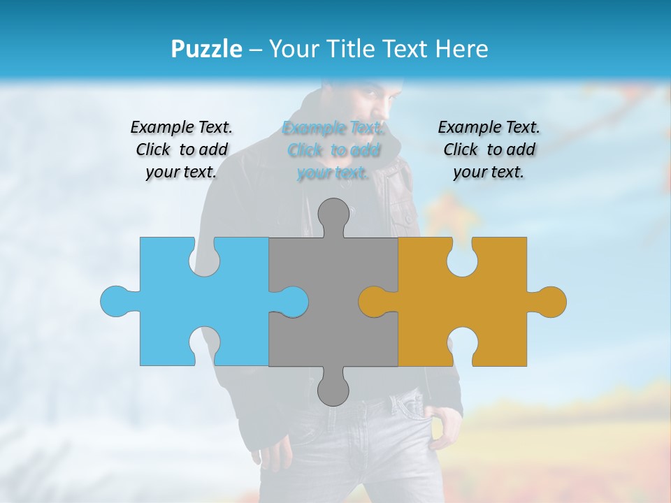 Optimistic Autumn Background PowerPoint Template