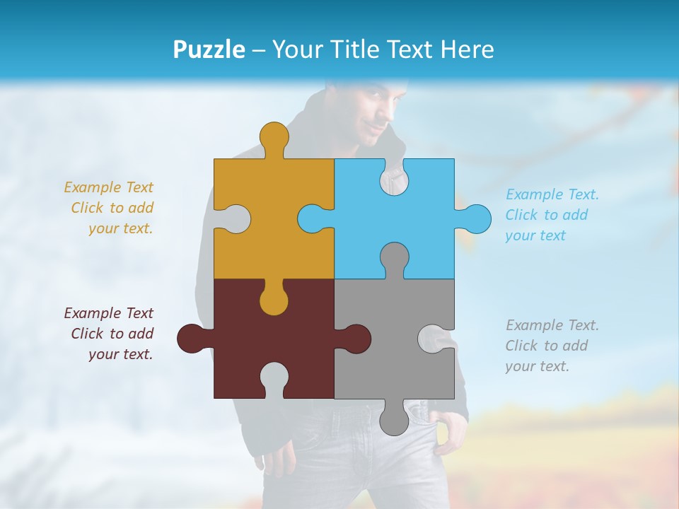 Optimistic Autumn Background PowerPoint Template